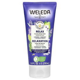 Weleda リラックス クリーミー ボディウォッシュ 【 iHerb アイハーブ 公式 】 ヴェレダ アロマエッセンス配合 ラベンダー ベルガモット ベチバーエキス 200ml