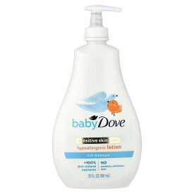 【15%OFFクーポン★4/4 00:00~4/10 01:59】Dove ベビー センシティブ スキンケア ローション 【 iHerb アイハーブ 公式 】 ダヴ 赤ちゃん用 ベビーローション 敏感肌 保湿 新生児 リッチモイスチャー 591ml