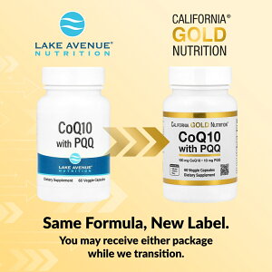 Lake Avenue Nutrition RGUCQ10 PQQ z y iHerb ACn[u  z CNAxj[j[gV CoQ10 rLm sLmLm Tvg Tv xWJvZ 100mg 60