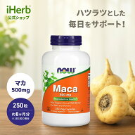 【7,000円以上購入で20%OFFクーポン★9/4 20:00~9/11 01:59】NOW Foods マカ 【 iHerb アイハーブ 公式 …