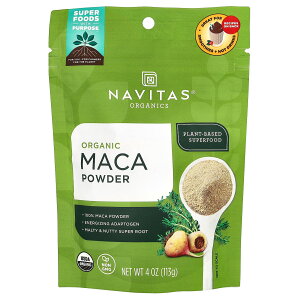 �y15%OFF�N�[�|����5/23 20:00~5/27 01:59�zNavitas Organics �I�[�K�j�b�N �}�J �p�E�_�[ �y iHerb �A�C�n�[�u ���� �z �i�r�^�X�I�[�K�j�b�N�X �X�[�p�[�t�[�h ���� 113g