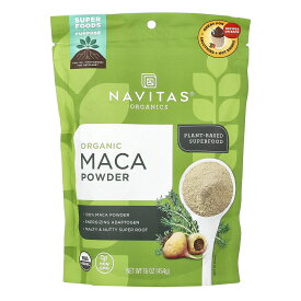 Navitas Organics オーガニック マカ パウダー 【 iHerb アイハーブ 公式 】 ナビタスオーガニックス スーパーフード 粉末 454g