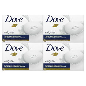 Dove ホワイトビューティーバー 【 iHerb アイハーブ 公式 】 ダヴ 固形美容石鹸 保湿クリーム配合 4個 各106g