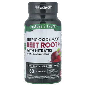 Nature's Truth �r�[�g���[�g + �y iHerb �A�C�n�[�u ���� �z �l�C�`���[�Y�g�D���[�X �r�[�g �r�[�c �r�[�g�� �u�h�E��q ��_�����f NO �Ɏ_�� �T�v�������g �T�v�� �x�W�J�v�Z�� 60��