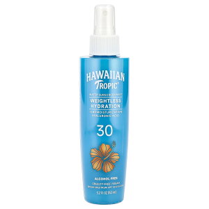 Hawaiian Tropic ���Ă��~�� �~�X�g �y iHerb �A�C�n�[�u ���� �z �n���C�A���g���s�b�N �E�F�C�g���X �n�C�h���[�V���� �T���X�N���[�� �T���u���b�N UV ���O�� UVB UVA �t�F�C�X�~�X�g �X�v���[ SPF30