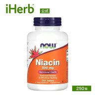 【7,000円以上購入で20%OFFクーポン★9/4 20:00~9/11 01:59】NOW Foods ナイアシン 【 iHerb アイハーブ …