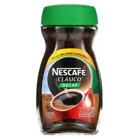 Nescaf? クラシコ デカフェ インスタントコーヒー 【 iHerb アイハーブ 公式 】 ネスカフェ clasico コーヒー カフェインフリー ダークロースト 200g