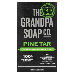�O�����p �p�C���^�[�� �Ό� �y iHerb �A�C�n�[�u ���� �z �O�����p �\�[�v �J���p�j�[ The Grandpa Soap Co. �����j �Ō` �Ό� �΂��� �\�[�v �o�[�\�[�v �����_�[�\�[�v �A���� 120g
