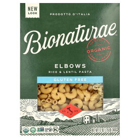 Bionaturae 100％ オーガニック 米粉 レンズ豆 パスタ 【 iHerb アイハーブ 公式 】 バイオナチュラエ グルテンフリー エルボーズ 340g