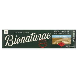 Bionaturae 100％ オーガニック 米粉 レンズ豆 パスタ 【 iHerb アイハーブ 公式 】 バイオナチュラエ グルテンフリー スパゲッティー 340g