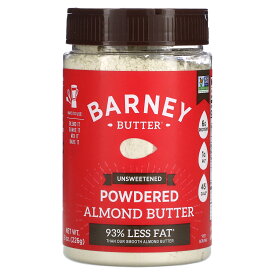 Barney Butter 粉末 アーモンドバター 【 iHerb アイハーブ 公式 】 バーニーバター 無糖 226g