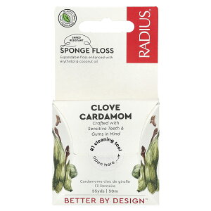�y15%OFF�N�[�|����4/4 00:00~4/10 01:59�zRADIUS �X�|���W �t���X �y iHerb �A�C�n�[�u ���� �z ���f�B�E�X �I�[�K�j�b�N �f���^���t���X �N���[�u �J���_���� 50m