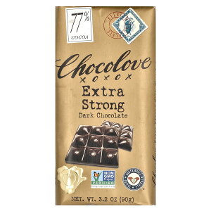 Chocolove �_�[�N�`���R���[�g �G�N�X�g�� �X�g�����O �y iHerb �A�C�n�[�u ���� �z �`���R���u �`���R �x���M�[ �`���R���[�g �`���R �J�J�I 77% �X�C�[�c ���َq �X�i�b�N ����� 90g