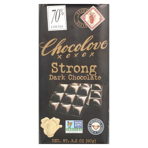 Chocolove �_�[�N�`���R���[�g �X�g�����O �y iHerb �A�C�n�[�u ���� �z �`���R���u �`���R �x���M�[ �`���R���[�g �`���R �J�J�I 70% �X�C�[�c ���َq �X�i�b�N ����� 90g