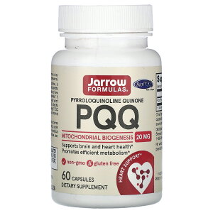 �yPOINT20�{��1/30 00:00�`2/11 23:59�zJarrow Formulas PQQ �y iHerb �A�C�n�[�u ���� �z �W�����E�t�H�[�~�����Y �W�����[�t�H�[�~�����Y �s�����L�m�����L�m�� �T�v�������g �T�v�� �J�v�Z�� 20mg 60��