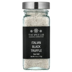 【20%OFFクーポン★3/18 0:00~3/30 23:59】The Spice Lab 黒トリュフ シーソルト 【 iHerb アイハーブ 公式 】 ザ・スパイスラボ イタリア産 シーソルト 113g