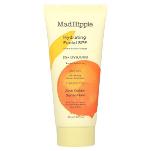 �y15%OFF�N�[�|����5/23 20:00~5/27 01:59�zMad Hippie �n�C�h���[�e�B���O �t�F�C�V���� SPF �y iHerb �A�C�n�[�u ���� �z �}�b�h�q�b�s�[ �E�H�[�^�[�v���[�t ��p ���Ă��~�� SPF25+ ������ 59ml