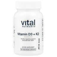 【15%OFFクーポン★7/19 20:00~7/26 01:59】Vital Nutrients K2-7 + D3 【 iHerb アイハーブ 公式 】 バ…