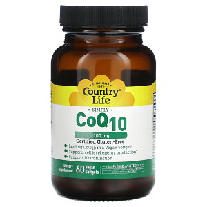 Country Life RGUCQ10 y iHerb ACn[u  z Jg[Ct CoQ10 rLm Tvg Tv A\tgWF 100mg 60