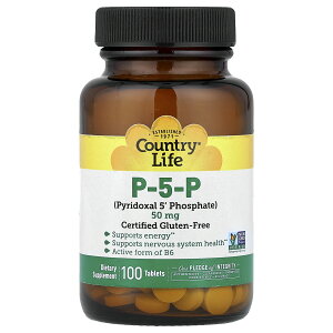 �y15%OFF�N�[�|����5/23 20:00~5/27 01:59�zCountry Life P-5-P �y iHerb �A�C�n�[�u ���� �z �J���g���[���C�t �s���h�L�T�[��5'-�����_ P5P �����_�s���h�L�T�[�� �r�^�~��B6 �r�^�~��B �s���h�L�T�[��5 �T�v
