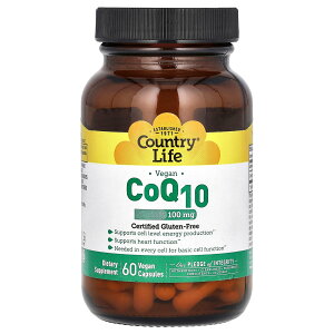 yPOINT20{10/4 20:00`10/10 23:59zCountry Life RGUCQ10 y iHerb ACn[u  z Jg[Ct CoQ10 rLm Tvg Tv B[KJvZ 100mg 60