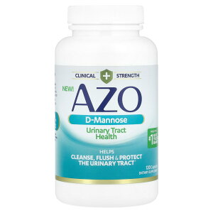 Azo D-マンノース 【 iHerb アイハーブ 公式 】 アゾ マンノース サプリメント サプリ 女性向け カプセル 120粒