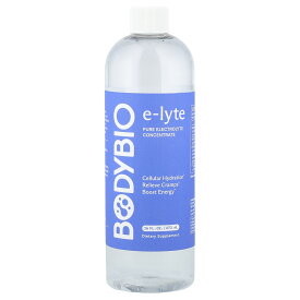 BodyBio E-ライト 【 iHerb アイハーブ 公式 】 ボディバイオ E-Lyte ナトリウム カリウム マグネシウム ミネラル 電解質 スポーツサプリ サプリメント サプリ 人工甘味料 不使用 リキッド 液体 473ml
