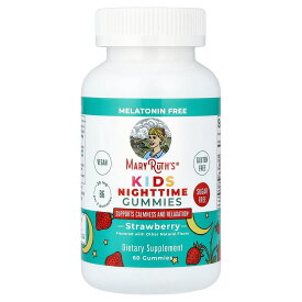 【20%OFFクーポン★3/4 20:00~3/11 01:59】MaryRuth's スリープ グミ 子供用 【 iHerb アイハーブ 公式 】 マリールース キッズ ビタミンB6 カモミール テアニン レモンバーム ハーブ サプリメント サプリ イチゴ味 60粒