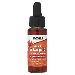 NOW Foods �r�^�~��E �I�C�� �y iHerb �A�C�n�[�u ���� �z �i�E�t�[�Y �r�^�~�� E �r�^�~���� �r�^�~���T�v�� �T�v�������g �T�v�� ���L�b�h �t�� 60mg 90IU 30ml