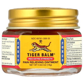 【POINT20倍★12/04 20:00〜12/11 1:59】Tiger Balm オイントメント 【 iHerb アイハーブ 公式 】 タイガーバーム 軟膏 クリーム カンフル メントール エクストラストレングス 18g