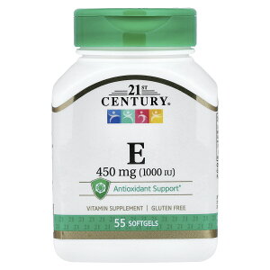 �y15%OFF�N�[�|����4/14 20:00~4/20 23:59�z21st Century �r�^�~��E �y iHerb �A�C�n�[�u ���� �z 21st �Z���`�����[ �r�^�~�� E �r�^�~���� �T�v�������g �T�v�� �\�t�g�W�F�� 450mg 1,000IU 55��