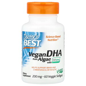 �y15%OFF�N�[�|����4/4 00:00~4/10 01:59�zDoctor's Best ���B�[�K�� DHA �y iHerb �A�C�n�[�u ���� �z �h�N�^�[�Y�x�X�g �T�v�������g �T�v�� �I���K3 �h�R�T�w�L�T�G���_ ���ޗR�� Life's DHA ���C�t�YDHA �A