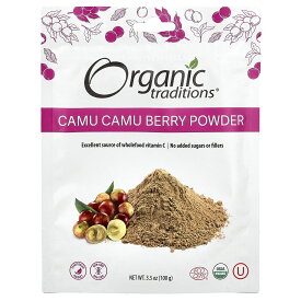 【POINT20倍★12/04 20:00〜12/11 1:59】Organic Traditions カムカムベリー パウダー オーガニック 【 iHerb アイハーブ 公式 】 オーガニックトラディションズ 有機 カムカム ベリー スーパーベリー ビタミンC サプリメント サプリ 粉末 100g
