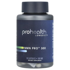 【15%OFFクーポン★5/9 20:00~5/16 01:59】ProHealth Longevity NMN プロ 300 【 iHerb アイハーブ 公式 】 プロヘルス ロンジェヴィティ ニコチンアミドモノヌクレオチド Pro ビタミン B ビタミンB3 ナイアシン NAD サプリ 高吸収 カプセル 300mg 30粒