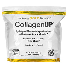 California Gold Nutrition コラーゲンアップ 【 iHerb アイハーブ 公式 】 カリフォルニア ゴールド ニュートリション 海洋性 加水分解 コラーゲン パウダー コラーゲンペプチド サプリメント 無香料 粉末 1kg
