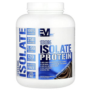 EVLution Nutrition 100% �A�C�\���[�g �v���e�C�� �y iHerb �A�C�n�[�u ���� �z �G�{�����[�V�����j���[�g���V���� �z�G�C �^���p�N�� �O���^�~�� BCAA �A�~�m�_ �p�E�_�[ ���� �_�u�����b�`�`���R��