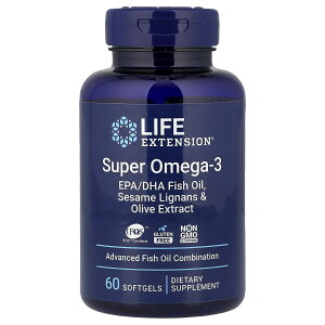 �y15%OFF�N�[�|����4/14 20:00~4/20 23:59�zLife Extension �X�[�p�[ �I���K3 �y iHerb �A�C�n�[�u ���� �z ���C�t�G�N�X�e���V���� �t�B�b�V���I�C�� �I���K3���b�_ �S�}���O�i�� �I���[�u �G�L�X EPA DHA �|