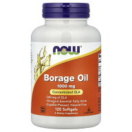 【15%OFFクーポン★3/13 0:00~3/16 23:59】NOW Foods ルリジサオイル 【 iHerb アイハーブ 公式 】 ナウ…