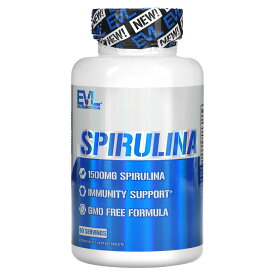 EVLution Nutrition スピルリナ 【 iHerb アイハーブ 公式 】 エボリューションニュートリション スーパーフード サプリメント サプリ タブレット 500mg 180粒