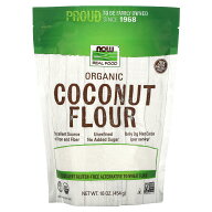 【15%OFFクーポン★8/4 20:00~8/11 01:59】NOW Foods ココナッツフラワー オーガニック 【 iHerb アイハ…