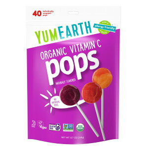 �ySS����20%OFF�N�[�|����6/4 20:00~6/11 01:59�zYumEarth �I�[�K�j�b�N �|�b�v�X �r�^�~��C �y iHerb �A�C�n�[�u ���� �z �����A�[�X �L�@ �y���y���L�����f�B �����|�b�v �_�t�� �� ���� �A�� �L�����f