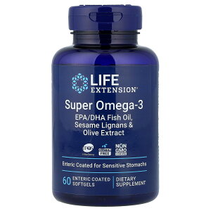 �y15%OFF�N�[�|����4/14 20:00~4/20 23:59�zLife Extension �X�[�p�[ �I���K3 �y iHerb �A�C�n�[�u ���� �z ���C�t�G�N�X�e���V���� �t�B�b�V���I�C�� �I���K3���b�_ �S�}���O�i�� �I���[�u �G�L�X EPA DHA �T