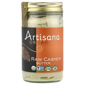 【POINT20倍★7/18 0:00〜7/26 1:59】Artisana カシューバター オーガニック 【 iHerb アイハーブ 公式 】 アーティサナ 有機 生 ロー カシューナッツバター カシュー カシューナッツ バター ペースト オーガニクス スプレッド 397g