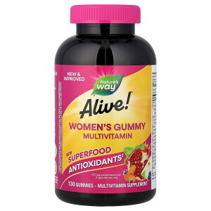 �y15%OFF�N�[�|����4/4 00:00~4/10 01:59�zNature's Way �A���C�u�I �}���`�r�^�~�� �O�~ �������� �y iHerb �A�C�n�[�u ���� �z �l�C�`���[�Y�E�F�C Alive! �E�B�����Y �r�^�~�� A B C D E �~�l���� ��� �ʕ� 