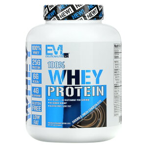 EVLution Nutrition 100% �z�G�C �v���e�C�� �y iHerb �A�C�n�[�u ���� �z �G�{�����[�V�����j���[�g���V���� �^���p�N�� BCAA �O���^�~�� �A�~�m�_ �p�E�_�[ ���� �_�u�����b�`�`���R���[�g 2.268kg