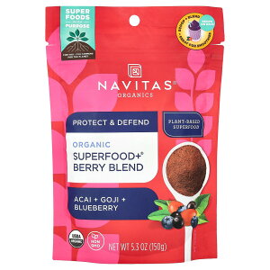 �y15%OFF�N�[�|����5/23 20:00~5/27 01:59�zNavitas Organics �X�[�p�[�t�[�h+ �x���[�u�����h �I�[�K�j�b�N �y iHerb �A�C�n�[�u ���� �z �i�r�^�X�I�[�K�j�b�N�X �L�@ �A�T�C�[ �S�W �S�W�x���[ �u���[�x