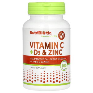 �y15%OFF�N�[�|����5/23 20:00~5/27 01:59�zNutriBiotic �r�^�~��C + D3 & ���� �y iHerb �A�C�n�[�u ���� �z �j���[�g���o�C�I�e�B�b�N �C�~���j�e�B �r�^�~�� C D3 �r�^�~��D3 �A�X�R���r���_ ���� �~�l���� 