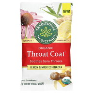 Traditional Medicinals のど飴 オーガニック 【 iHerb アイハーブ 公式 】 トラディショナル メディシナ…