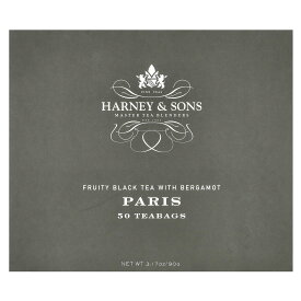 【POINT20倍★11/4 20:00〜11/11 1:59】Harney & Sons パリ ティー 【 iHerb アイハーブ 公式 】 ハーニー & サンズ ハーニーアンドサンズ 紅茶 パリス ブレンド ブラックティー バニラ カシス ベルガモット キャラメル ティーバッグ 90g 50個