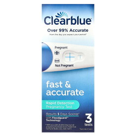 Clearblue 妊娠検査 キット 【 iHerb アイハーブ 公式 】 クリアブルー 妊娠テスト 早期 妊娠 テスト スティック 3回分